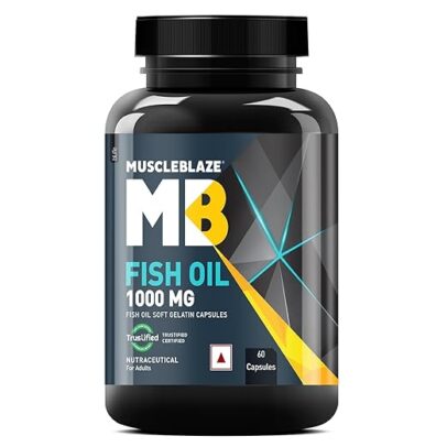 MB MuscleBlaze Omega 3 Fish Oil (1000mg)