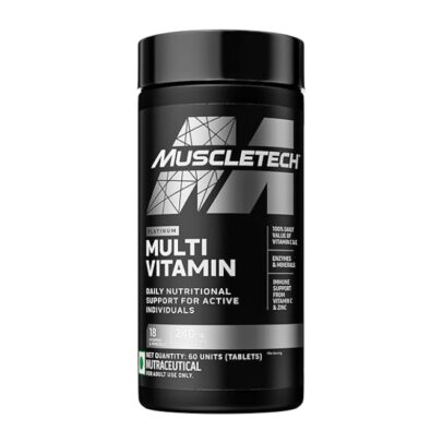 MuscleTech Platinum Multivitamin, 60 Tablets, 150 grams