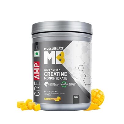 MuscleBlaze Creatine Monohydrate CreAMP (320g)