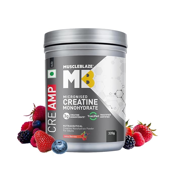 MuscleBlaze Creatine Monohydrate CreAMP (320g) - Image 2