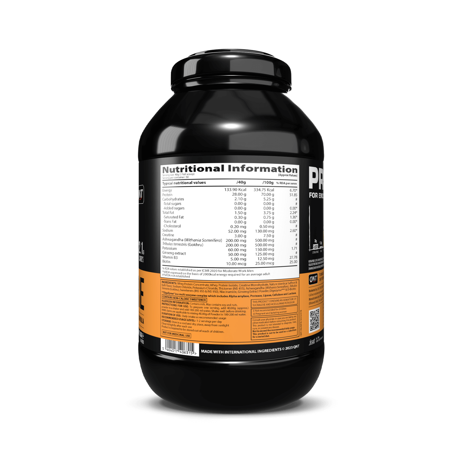 QNT Nitrapure, Blend of Whey Protein Concentrate & Isolate | 2kg | Kesar Malai Kulfi - Image 6