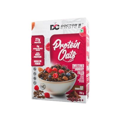 DOCTORS CHOICE OATS 750 GRAM | HIGH PROTEIN OATS |24 G| 27G