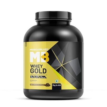 MuscleBlaze Whey Gold, (Rich Milk Chocolate, 2kg / 4.4lb)