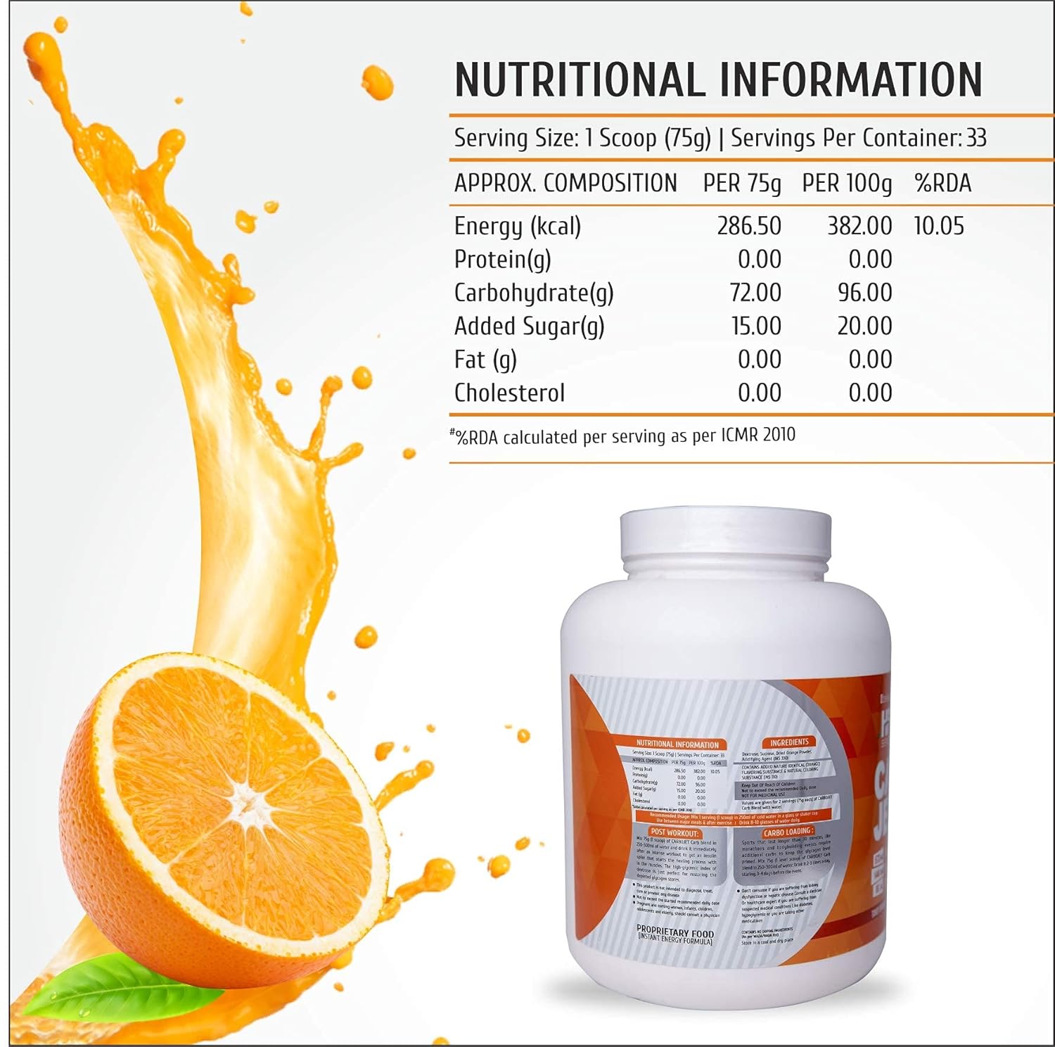 HF Series Carbo Jet Intra, Powder 2.5kg - Image 7