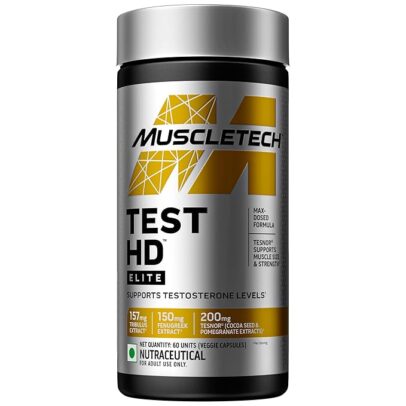 MuscleTech Test HD Elite, 60 Veggie Capsules, 1 count