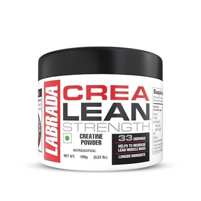 Labrada CreaLean Strength Creatine Powder | Creatine Monohydrate | Unflavored