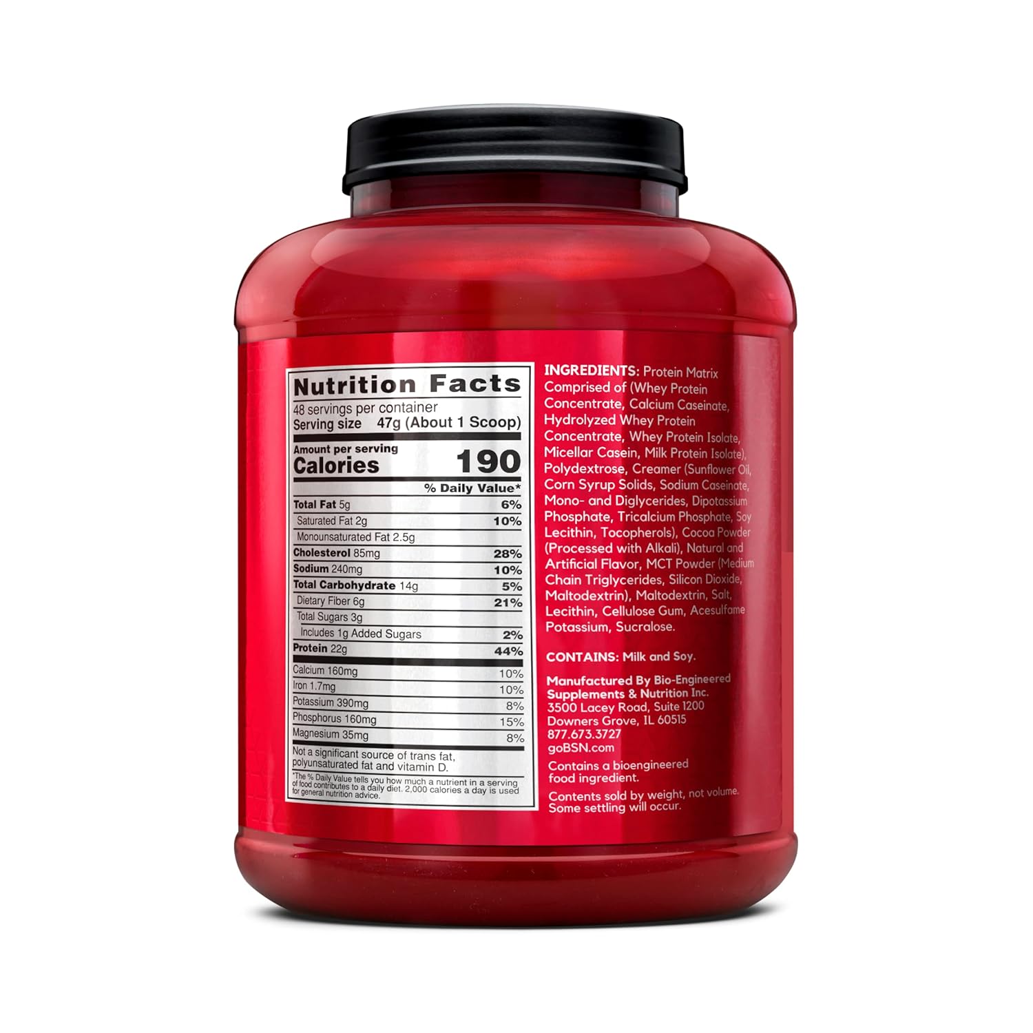 BSN Syntha 6 Protein Powder - 5 lbs, 2.27 kg (Chocolate Milkshake) - Image 4