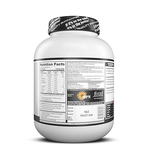 Labrada 100% Whey Protein 4 lbs. (1.8 kg) | 53 Servings (Vanilla) - Image 2