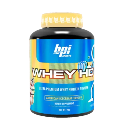 BPI Sports Whey HD Ultra Premium Protein Powder, 2 Kg