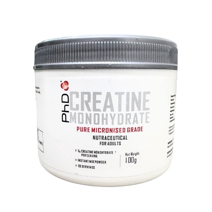 Phd Pure Micronised Creatine Monohydrate (100g Unflavoured)