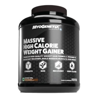 Myogenetix® MASSIVE High-Calorie Weight Gainer | ( 6 lbs - Perfect Chocolate Flavor)