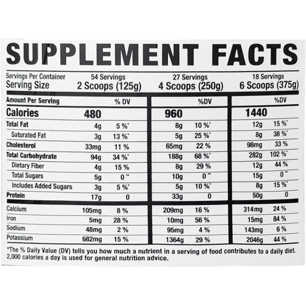 Ronnie Coleman King Mass XXL, 6.82 kg (15 lb), Milk Chocolate - Image 2
