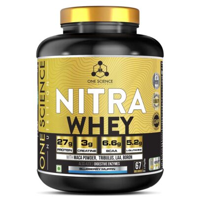 One Science Nitra Whey, 5 lb Blueberry Muffin