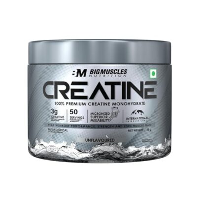 Bigmuscles Nutrition Creatine Powder [100 Grams, 33 Servings]
