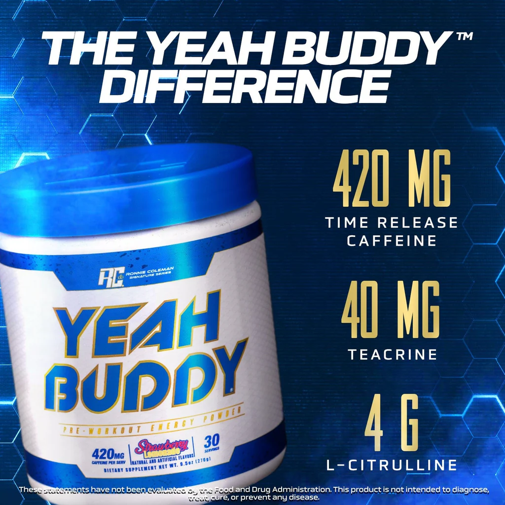 Ronnie Coleman Signature Series Yeah Buddy - Powder, 270 G - Image 4