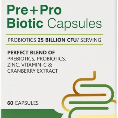 MUSCLIFE PRE+ PRO BIOTIC CAPSULES 25B CFU