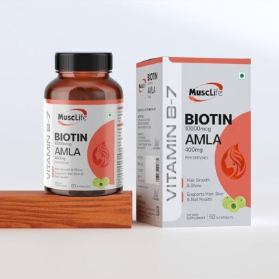 MUSCLIFE BIOTIN & AMLA VEG 60 CAPSULES