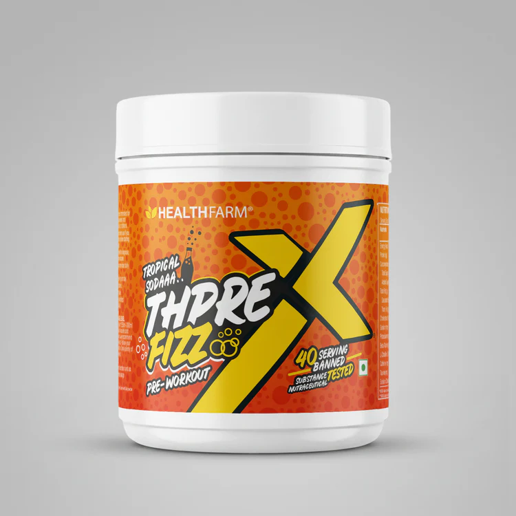 Healthfarm ThPreX Fizz Pre-Workout Supplement | 400g - Image 2