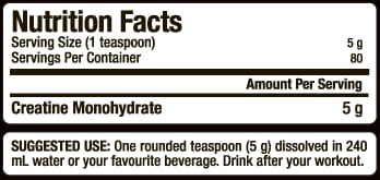 ALLMAX NUTRITION CREATINE MONOHYDRATE 400G - Image 3