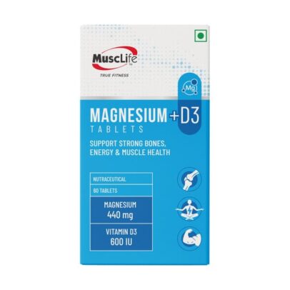 MUSCLIFE MAGNEIUM +D3 600IU   60T
